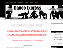 Tablet Screenshot of dancexpress.info