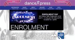 Desktop Screenshot of dancexpress.net