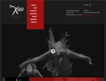 Tablet Screenshot of dancexpress.com